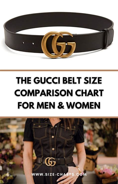 gucci 115 belt size chart|Gucci belt size comparison.